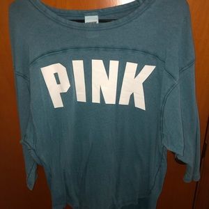 Quarter Sleeve PINK Oversized Shirt